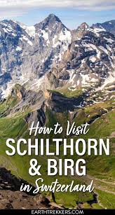 como visitar schilthorn y birg en suiza switzerland travel europe travel travel