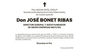Esquela José Bonet Ribas