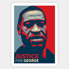 Justice For George Stickers for Sale