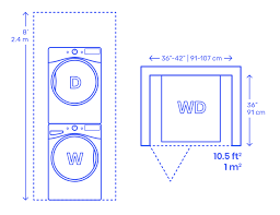 Digital display a useful option that shows how much time is left on you can buy washing machines as freestanding, semi integrated or fully integrated models. Laundry Room Layouts Dimensions Drawings Dimensions Com