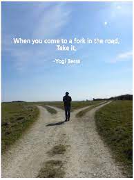 I really didn't say everything i said!, and its the humor was based on wordplay and referenced the additional meaning of 'fork' as a dining utensil: Motivational Monday A Fork In The Road