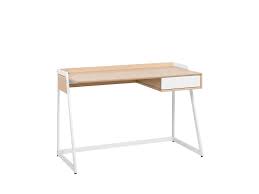 Sterk en licht gemaakt met een techniek waarvoor minder grondstoffen nodig zijn wat de impact op het milieu vermindert. Schreibtisch Weiss Heller Holzfarbton 120 X 60 Cm Quito Beliani De