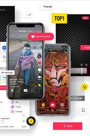 Tik Tok Mockup In 2020 Vector Design Social Media Template Mockup Design