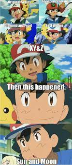 His Hair Was Too Dangerously Spiky For Kids Pokemon Memes Pokemon Funny Pokemon