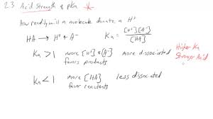 5 2 Acid Strength And Pka Chemistry Libretexts