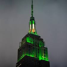 The Empire State Building Is Getting Into The St Patrick S Day Spirit Tonight Through The 17th Our Tower Ligh Empire State Building Empire State Tower Light