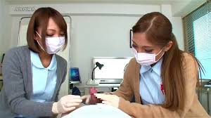 Watch 2 Japanese nurses give tender handjob with latex gloves - Japanese  Femdom, Jav, Nurse Porn - SpankBang