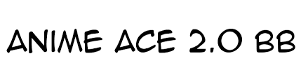 This font belongs to the following categories you can connect the font anime ace 2.0 bb to your site, without downloading it from our server. Anime Ace 2 0 Bb Font Ffonts Net