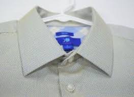 Details About Egara Mens Slim Fit Non Iron Dress Shirt Size Large Blue Yellow Weave