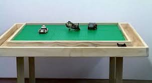 Activity And Building Block Table Large With Storage Trough Lego Table Diy Lego Table With Storage Lego Table