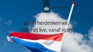 We zijn om 20.00 uur 2 minuten stil. 4 Mei Herdenking Youtube