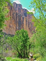 It takes hikers on a short, easy hike into the canyon. Hiking On Santa Elena Canyon Trail In Big Bend National Park Texas Photograph By Ruth Hager