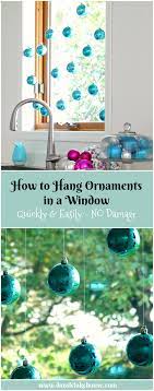 Find deals on products in outdoor decor on amazon. How To Hang Christmas Ornaments In A Window No Damage Dans Le Lakehouse