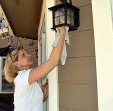 Spring Clean Your Outdoor Living Spaces Commercial Window Cleaning Outdoor Light Fixtures Porch Light Fixtures