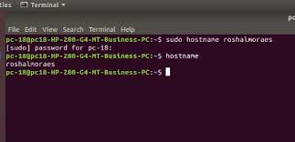 Hostname Command In Linux With Examples Geeksforgeeks
