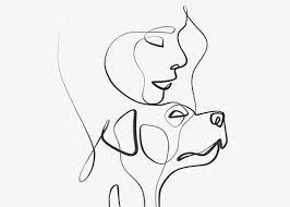 Retratos De Humanos Y Sus Animales Con Un Solo Trazo El Impresionante Y Poetico Trabajo De