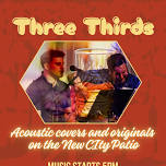 Three Thirds on the Patio — New City Brewery