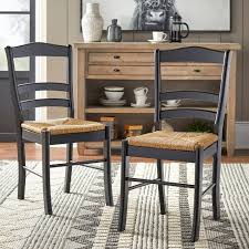 set of 2 paloma dining chairs with rush