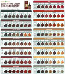 surya henna color chart dee eye why red hair color