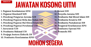 Institut ini merupakan buah hasil para pemimpin malaysia yang penuh visi, terutamanya. Jawatan Kosong Terkini Universiti Teknologi Mara Uitm Kerja Kosong Kerajaan Swasta