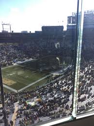 Lambeau Field Section 672 Row 5 Seat 1 Green Bay