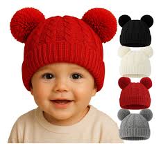 Amazon Manoplas De Punto Para Bebe Guantes Gruesos Y Cálidos Para Niños,  Manoplas De