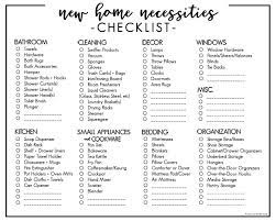 Check spelling or type a new query. New Home Necessities Checklist Printable Resource Live Laugh Rowe
