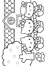 Let your imagination soar and color this hello kitty and friends coloring page with the colors of then, introduce her to amazing underwater adventure with these 25 free printable mermaid coloring pages. Free Printable Hello Kitty Coloring Pages Hello Kitty Coloring Hello Kitty Colouring Pages Kitty Coloring