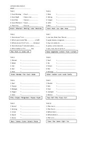 Read the following passage carefully and answer the following questions by ticking the letters a, b, c or d before the correct answer. Doc Latihan Soal Ulangan Umum Bahasa Inggris Sd Kelas 2 Tahun Pelajaran 2012 2013 Docx Ratna Wati Academia Edu