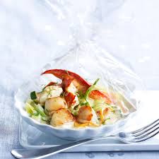 Papillote De Homard Et Saint Jacques Au Champagne Recettes Recette Recettes De Cuisine Homard Recette Recette