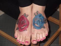 Foot tattoos deigns which are popular among girls and women are animal designs, star designs, tribal designs and bows and ribbons. 8 Mind Blowing Blue Rose Tattoos On Foot