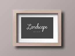 Download Free Wooden Photo Frame Mockup Psd Files Landscape Portrait Good Mockups