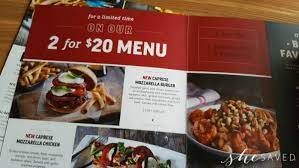 This popular platter is served with fries, cole slaw, and honey mustard. Applebees 2 For 20 And 2 For 25 Menu Items Shesaved