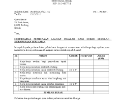 Berikut ini penjelasan surat berharga, manfaatnya, dan contoh surat berharga. Format Surat Rasmi Sebut Harga Blog Mesra A