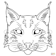 Lynx Mask Coloring Page Free Printable Coloring Pages Coloring Pages Free Printable Coloring Pages Animal Masks