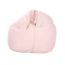 Baby Pink Organic Cotton Bean Bag Cover Bean Bag Covers Pink Bean Bag Bean Bag
