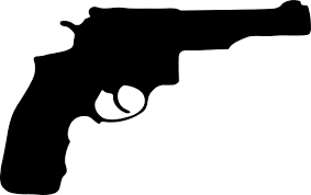 Pistol Silhouette Hi Png 600 378 Silhouette Vector Silhouette Pistol Art