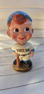 Vintage Chicago White Sox Boy Figurine Bobblehead Bobble head Bobbin Head  60s