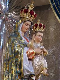 14244269 A Detail Of The Statue Of Our Lady Of The Sacred Heart Of Jesus Displayed In Sliema Malta Stock Photo Jpg 9 Virgem Maria Our Lady Imagens Religiosas