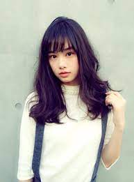The Hairstyle To Try This Spring Asian See Through Bangs Hair Styles Hairstyles With Bangs Asian Hair