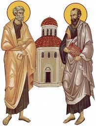 Postul sfintilor apostoli petru si pavel, cunoscut si ca postul sampetrului, incepe de luni si tine pana pe 29 iunie. SfinÈ›ii Apostoli Petru È™i Pavel Doxologia