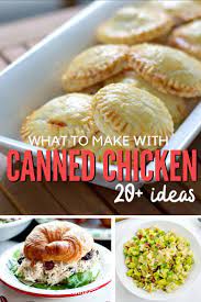 What To Make With Canned Chicken Can Chicken Recipes Chicken Recipes Costco Chicken Bake