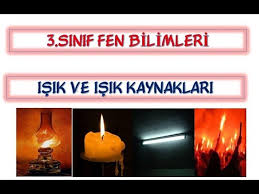 Doğal ışık kaynakları arasında güneş, ay, şimşek ve ateş böcekleri ile bazı balık türleri örnek gösterilebilir. 3 Sinif Fen Bilimleri Isik Konusu 8dk Yardimci Ogretmen Youtube