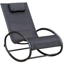 You can see one in action here. Sundale Outdoor Patio Aluminum Zero Gravity Chair Orbital Rocking Lounge Chair With Pillow Wave Rocker Capacity 250 Pounds Black Buy Online In Grenada At Grenada Desertcart Com Productid 44832879