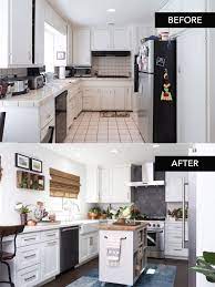 Stunning Before After Kitchen Transformation As Seen On Hgtv S Hiddenpotential Small Condo Kitchen Diy House Renovations Kitchen Remodel Small