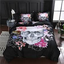 Our skull bedding sets are soft, comfortable and perfect for any season. Flower Skull 3d Comforter Bedding Sets