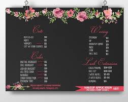 Nail Salon Sign Beauty Salon Sign Custom Nail Price Business Etsy Salon Signs Salon Menu Beauty Salon