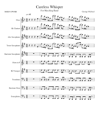 Baritone horn, clarinet, soprano saxophone, tenor saxophone or trumpet solo. Careless Whisper Sheet Music For Trumpet In B Flat Trombone Flute Clarinet In B Flat More Instruments Mixed Ensemble Musescore Com