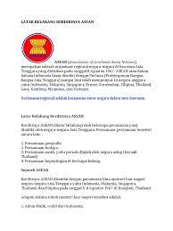 Kerjasama perdagangan asia tenggara, kesimpulan makalah mee, keyword, latar belakang berdirinya apec, latar belakang brexit, latar belakang dan tujuan wto,. Latar Belakang Berdirinya Asean Pdf