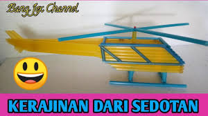 Kerajinan Tangan Helikopter Dari Sedotan Ide Kreatif